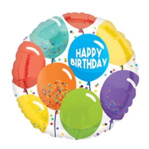 18inch Mylar Birthday Balloon