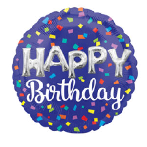18inch Mylar Birthday Balloon