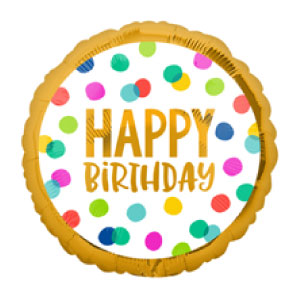 18inch Mylar Birthday Balloon