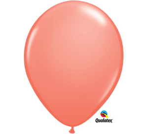 Coral 11 inch Latex Balloon