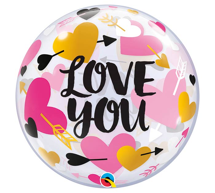 Love You Bubble Balloon