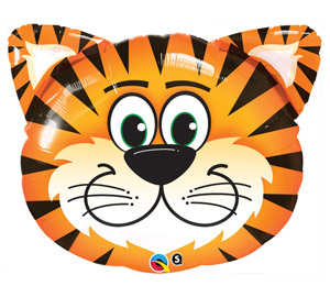 Tiger Super Shape Mylar Balloon
